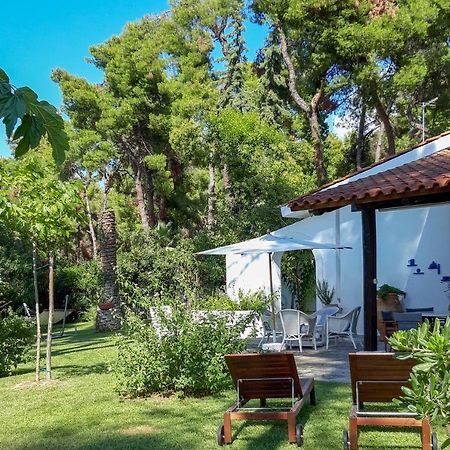 Villa Aurora In Sani With Garden And Pool Kültér fotó